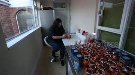A baker has sparked a global craze for decorating Terry's Chocolate Oranges after creating edible Christmas-themed gnome-like figures complete with edible fur and hats