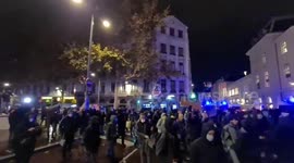 Protests over security law continue in France