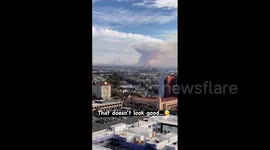 Smoke seen rising above San Diego as wildfire rages in Mexico