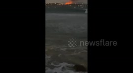 US: Perkin Fire Erupts Near Ventura Auto Center In California 2
