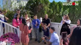 New York man proposes to pregnant girlfriend in shock gender reveal twist