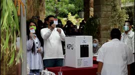 Indonesia local election: President's son-in-law casts vote amid COVID surge