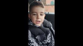 My son singing !!