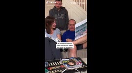 Tearful moment kids gift their parents the vacation of a lifetime for Christmas