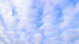 Relaxing time lapse of clouds