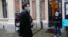 Tribute mourning to national president Valery Giscard d’Estaing in Douai, France