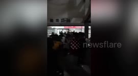 University students evacuate building as 6.1-magnitude earthquake hits Taiwan