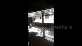 Severe flooding In São João De Meriti as storm hits Brazil