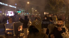 Violent demonstrators in Tirana protest against police brutality