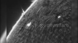 Astrophotographer uses telescope to capture timelapse of the sun's surface