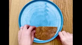Santa stuck in chimney food art timelapse video