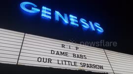 'Our little sparrow': Cinema in London's East End pays touching tribute to Dame Barbara Windsor
