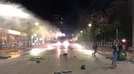 Violent demonstrators in Tirana protest against police brutality