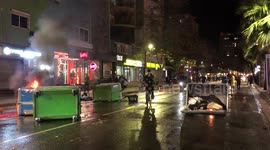 Violent demonstrators in Tirana protest against police brutality Day 3