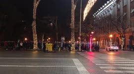 Violent demonstrators in Tirana protest against police brutality