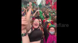 Argentina: People Celebrate As Lower House Approves Abortion Bill 2