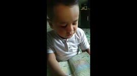 A Chaild read The Holy Quran