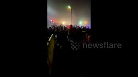 US: Protesters In Support Of ICE Detainees On Hunger Strike Clash With Police In New Jersey