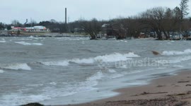 The power of Lake Superior waves Part 2!