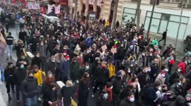 France: Thousands March To Protest Against Global Security Laws In Paris