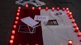 Manifestación de residentes polacos en Madrid del movimiento Strajk Kobiet