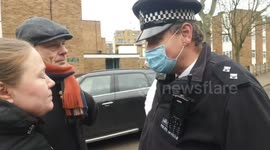 Give me your name and address or ill arrest you!