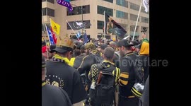 US: Clashes Erupt At Pro-Trump Rally In Washington, D.C. 3