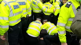 Multiple arrests made during anti-lockdown protest at Parliament Square, UK