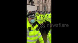 UK: London To Enter Tier-3, Anti-Lockdown Protest Erupts In Parliament Square
