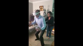 Roller coaster of emotions as UK man scared of heights tries out VR theme park rides