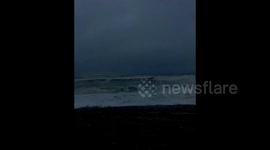 South America blotted in darkness after total solar eclipse in cool time-lapse from Chile