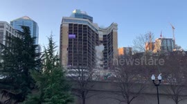 A 48-year-old Holiday Inn was imploded in Virginia to make way for new developments