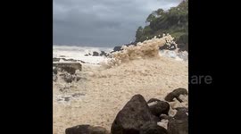 Australia: Thick Sea Foam Covers Beaches In Queensland 5