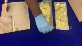 $ 183300 worth gold and currency notes seized by Indian airport customs officials in Tamil Nadu