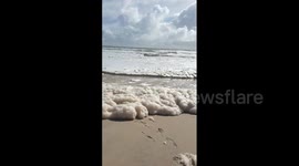 Australia: Thick Sea Foam Covers Beaches In Queensland 6