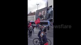 France: Protesters Demand Reopening Of Theaters In Paris