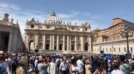POPE FRANCIS SUNDAY MASS, ROME, ITALY