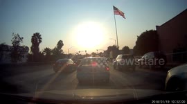 Illegal U-turn leads to a T-bone car crash