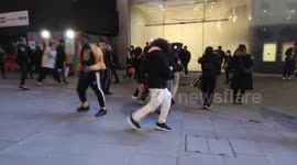 People Enjoy A Dance In London Before Tier 3 Lockdown