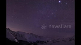 Geminids Meteor Shower from 12k ft.