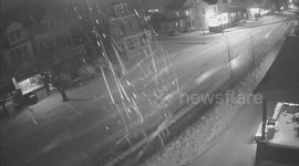 CCTV captures blizzard in Pennsylvania
