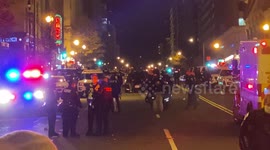 Stabbing victims taken into ambulances at DC March for Trump