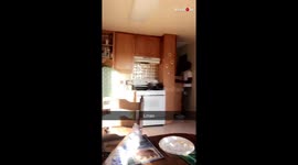 Grandma reaction to strange sounds