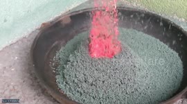 Fascinating chemical volcano experiment will blow you away
