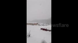 West Virginia blanketed in winter storm sweeps east coast