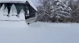 US: Pennsylvania Blanketed In Deep Snow As Massive Winter Storm Creeps Across The Northeast 6