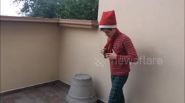 Front Flip Fail On Warm Christmas Morning