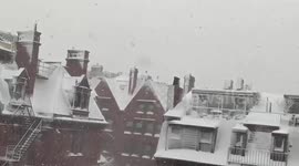 US: Massive Winter Storm Gail Dumps Heavy Snow in across Massachusetts