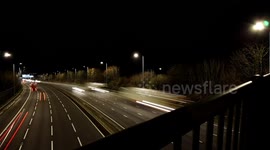 Derbyshire Traffic ahead of last Christmas weekend (Time Lapse)