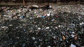 Shocking amounts of plastic pollute Indonesian river due to 'lack of public awareness' on littering
